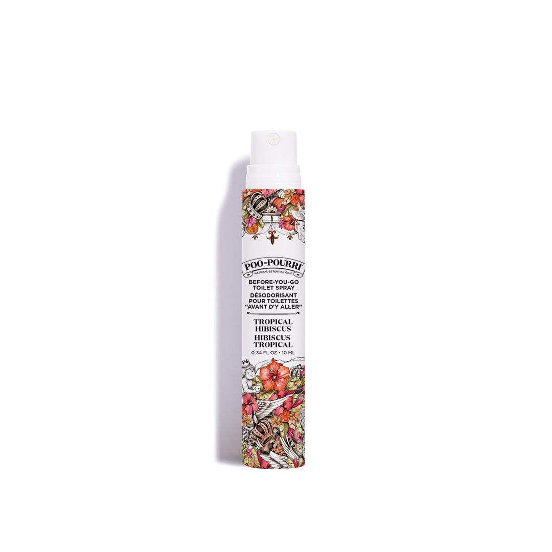 Poo-Pourri Before-You-Go Toilettenspray, Tropischer Hibiskus, Reisegrösse 10 ml, Hibiskus, Aprikose