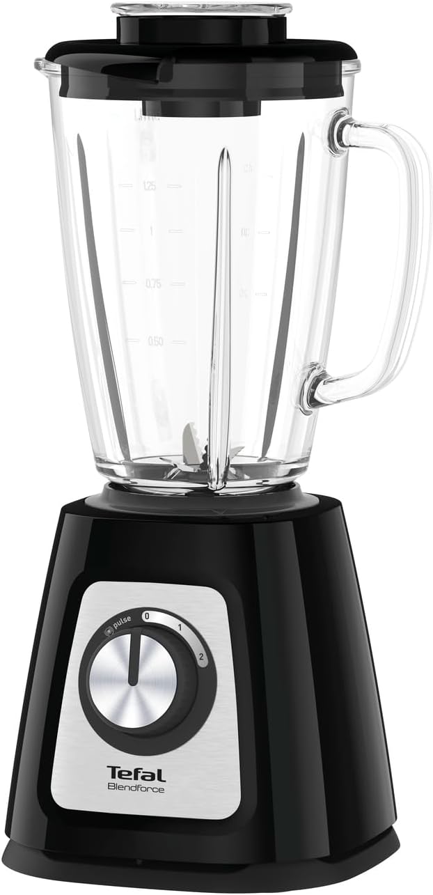Tefal BL435831 BL4358 Standmixer, Glas, 1.75 liters, Schwarz