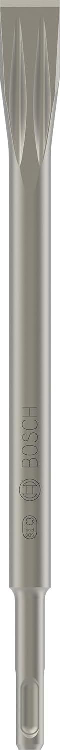 Bosch Professional Flachmeissel Long Life SDS-plus (5 Stück) 250 x 20 mm Black, 250 x 20 mm Black