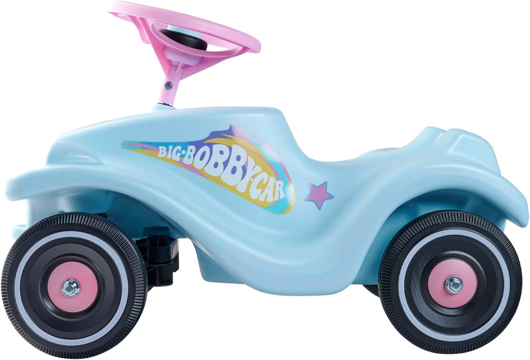 BIG-Bobby-Car-Classic Einhorn - Kinderfahrzeug mit Aufklebern im Einhorn Design, für Jungen und Mädc