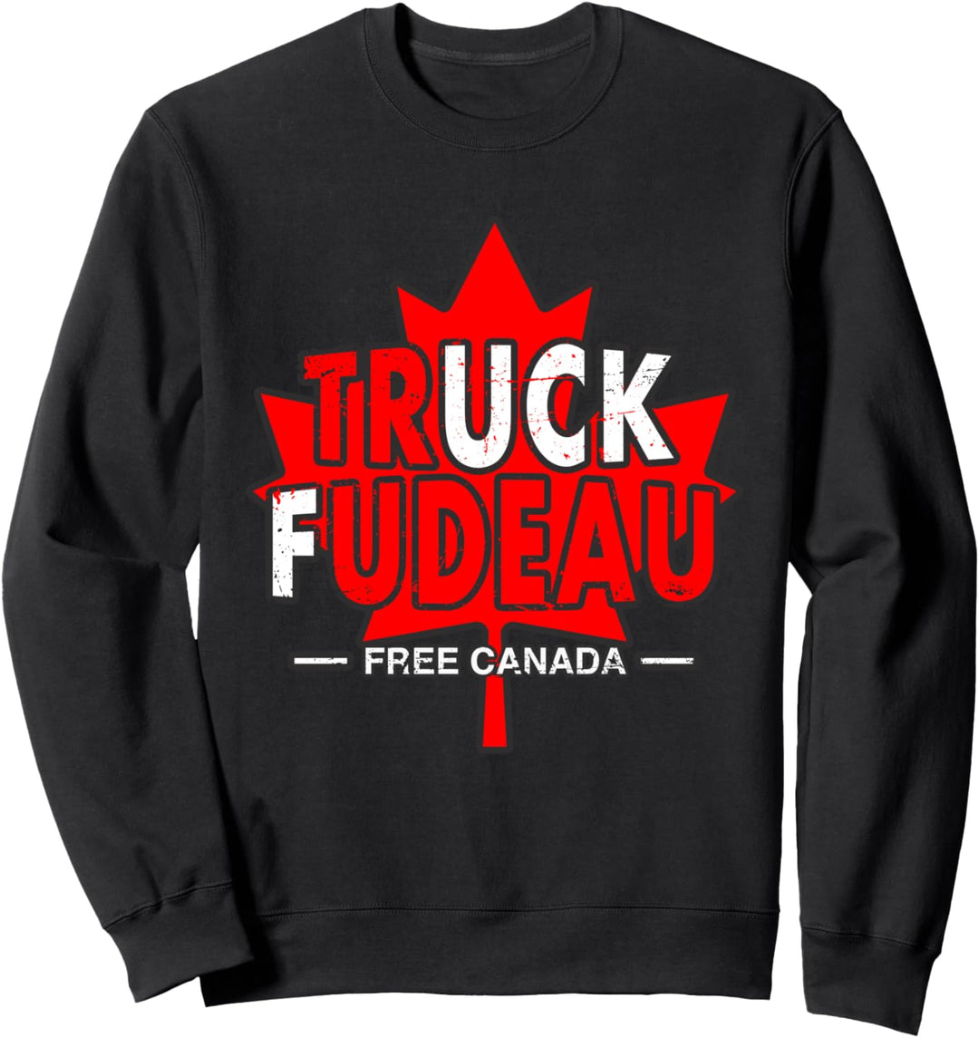 Freedom Convoy Truck Fudeau Anti Trudeau Free Kanada Sweatshirt