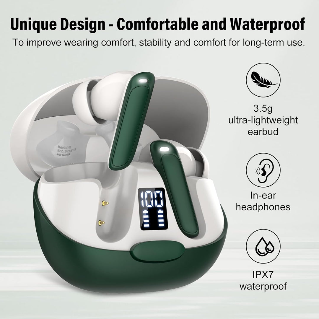 AI Kopfhörer Übersetzer, 3-in-1 Sprachübersetzer Kopfhörer 164 Sprachen mit App, 7 Übersetzungsmodi