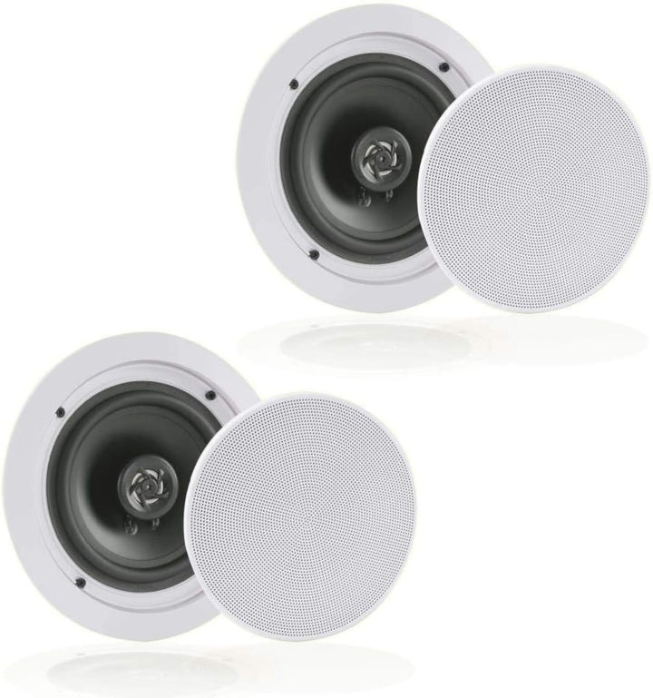 Pyle Paar 16,5 cm Bluetooth Flush Mount Unterputzkabel Decken-2-Wege-Universal Home Lautsprecher Sys