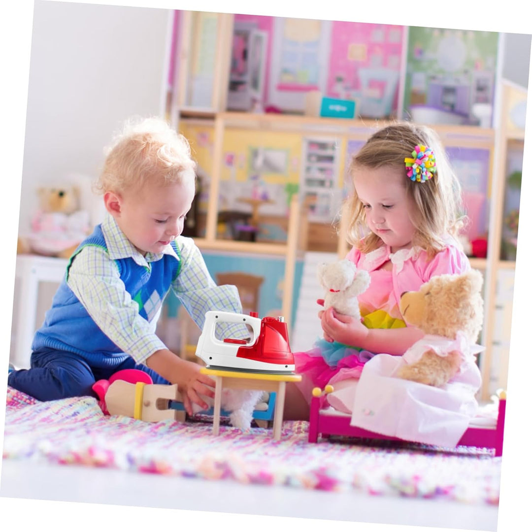 Toddmomy Mini Elektrisches Bügeleisen Spielzeug Für Kinder Kreatives Haushaltsrollenspiel Mit Sicher