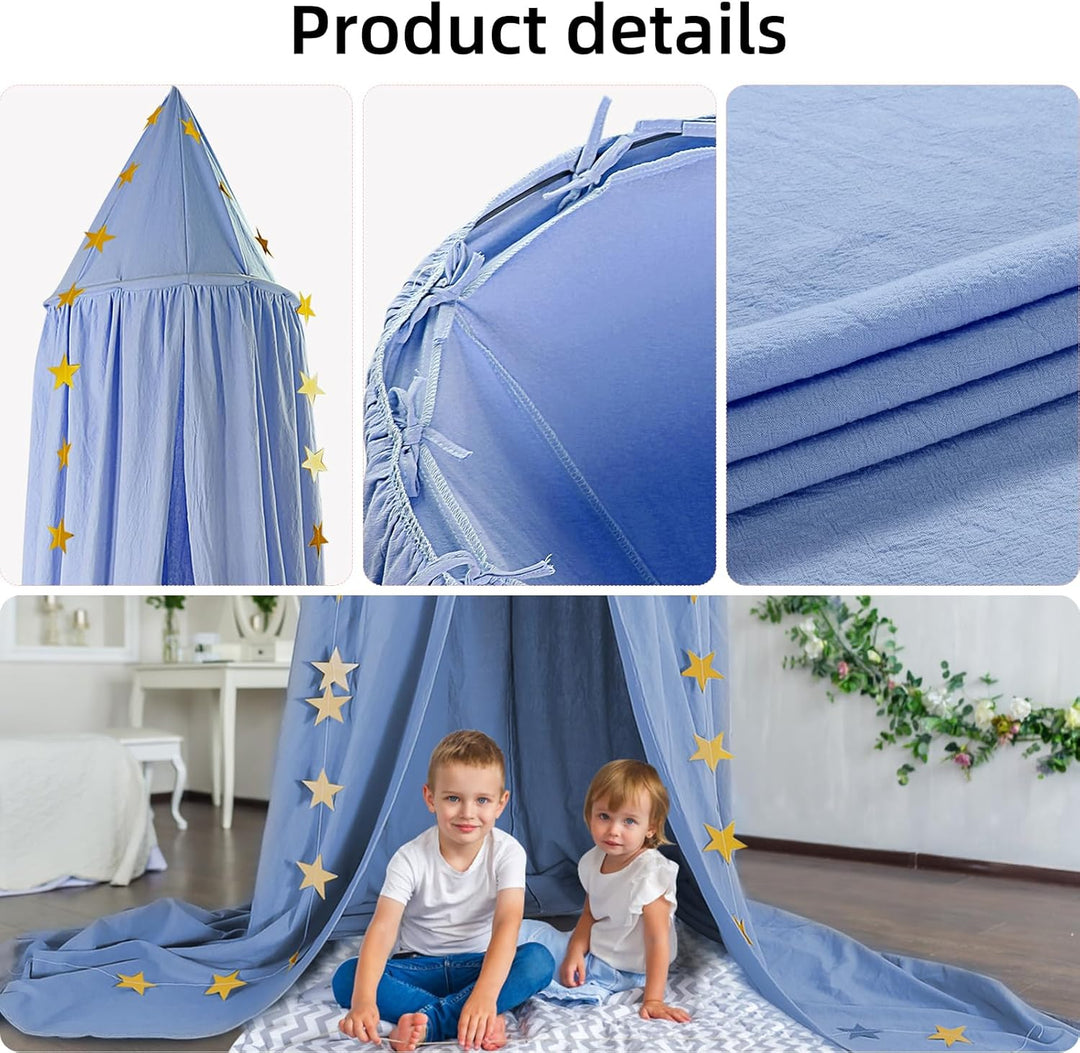 Baby Baldachin, Betthimmel Kinder, Ceekii Babys Bett Kinderzimmer Bettvorhang Baumwolle Deko Moskito