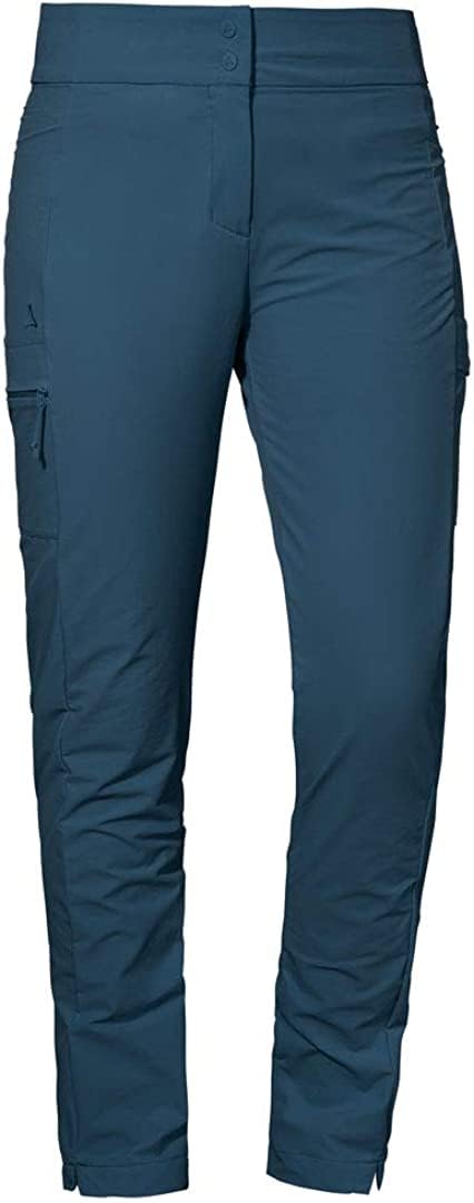 Schöffel Damen Tight Teisenberg L, Wasserabweisende, leichte Sommerhose, robuste Outdoor Hosen mit h