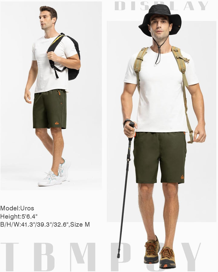 TBMPOY Herren Laufshorts Laufshorts M A4, Armeegrün, M A4, Armeegrün
