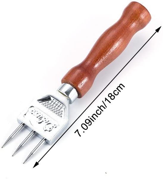 Eispickel, Robustes EIS Chipper Massivem Holzgriff, 304 Edelstahl DREI Gegessener Eisbrecher Für Coc