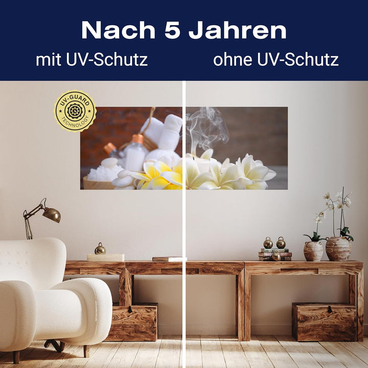 wandmotiv24 Leinwandbild Spa Wellness und Behandlung 100x40cm (BxH) Bilder auf Leinwand, Dekoration