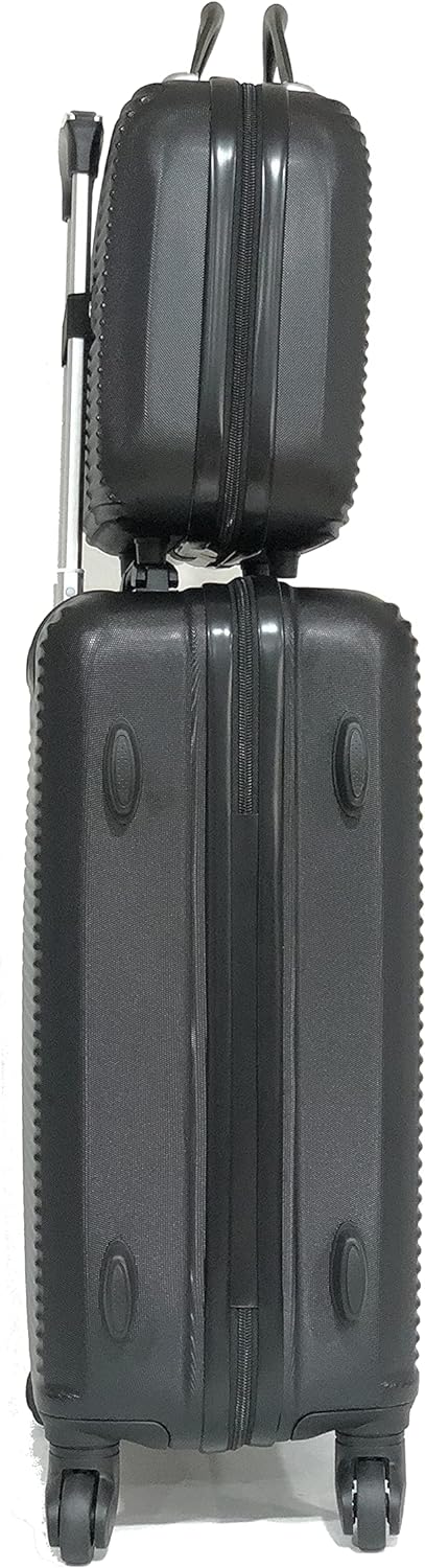 Kabine/Mittelgrosser Koffer mit oder ohne Vanity, Schwarz (5859), Cabine & Vanity