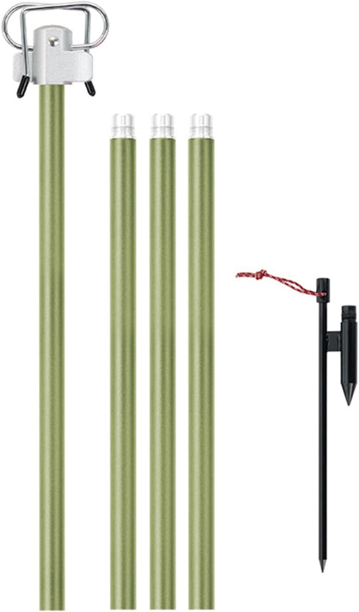 lyrlody Klappbarer Campinglampenmast, Aluminiumlegierung Campinglaternenständer, Klappbarer Lichtstä