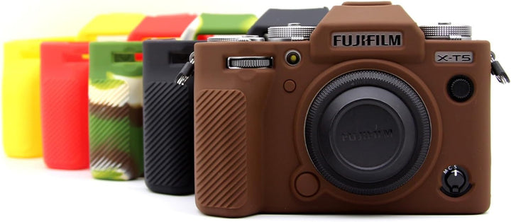 Rieibi Fuji XT5 X-T5 Hülle, Weiche Silikon Schutzhülle für XT5 X-T5 Kamera, Leichte Fuji X-T5 Kamera