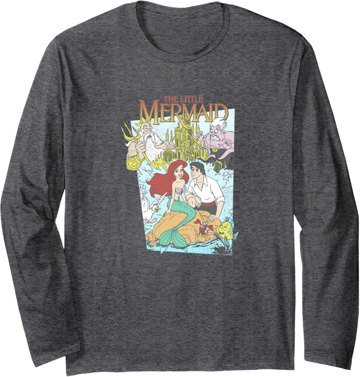 Disney The Little Mermaid Vintage Cover Langarmshirt