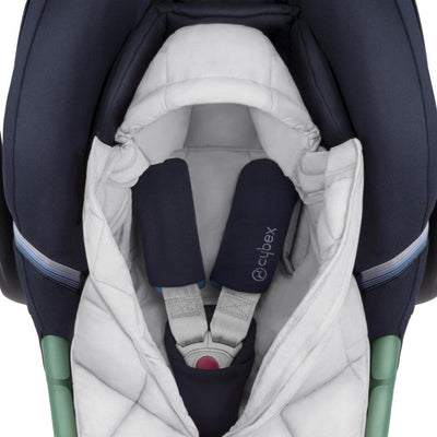 CYBEX Gold Fusssack Snøgga Mini 2, Für Babyschalen, Ab Geburt bis ca. 24 Monate, TOG 4, Lava Grey (G