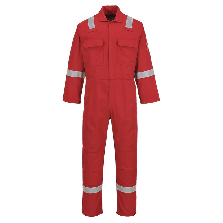 Portwest Bizweld Iona FR Overall, Grösse: XXL, Farbe: Rot, BIZ5RERXXL Rot XXL Normale Länge, Rot XXL