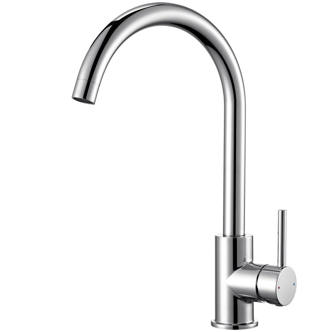 CECIPA Wasserhahn Küche 360° Schwenkbar, Hochdruck Küchenarmatur, Mischbatterie Küche mit Hohem Boge
