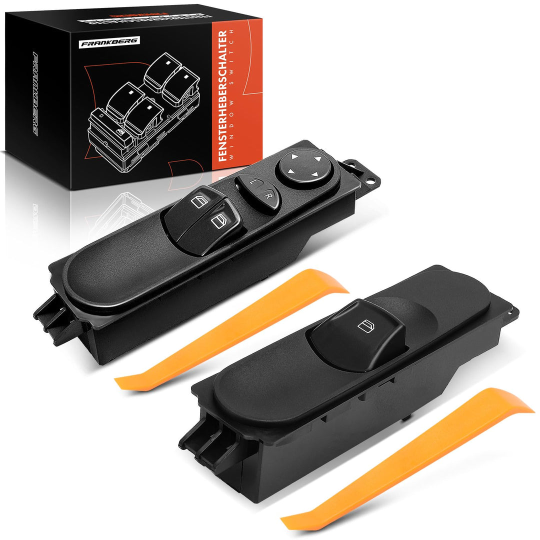 Frankberg 2x Fensterheber Schalter Vorne Links Rechts für Viano Vito Bus Mixto Kasten W639 2003-2014