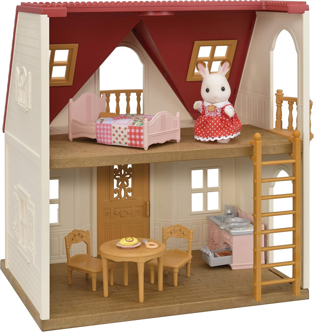 Sylvanian Families 5567 Starter Haus NEU, Multicolore & L5655 Schokoladenhasen Familie NEU Bundle mi