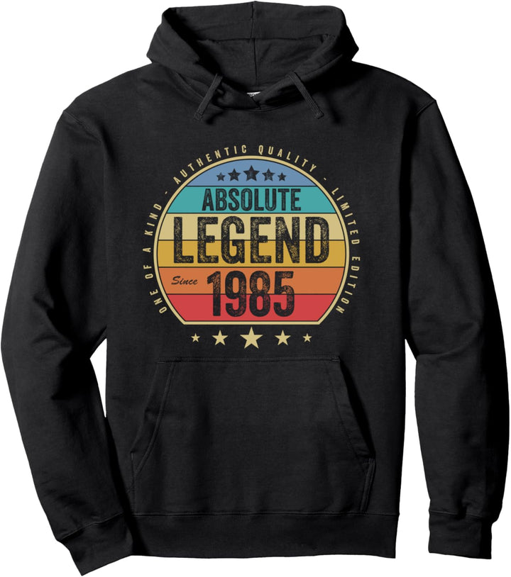 Absolute Legend seit 1985 Retro-Geburtstagsfeier Pullover Hoodie