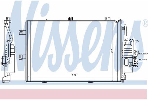 Nissens 94546 Kondensator, Klimaanlage