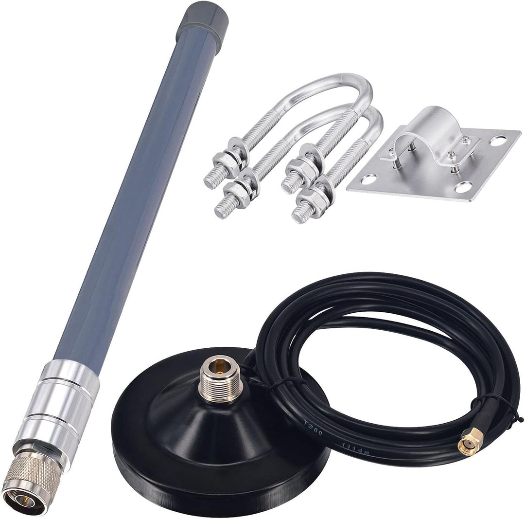 YILIANDUO 868MHz Lora Antenne 3DBI Fiberglas N-Type Stecker Antenne FRP Antenne mit Magnetischer Bas