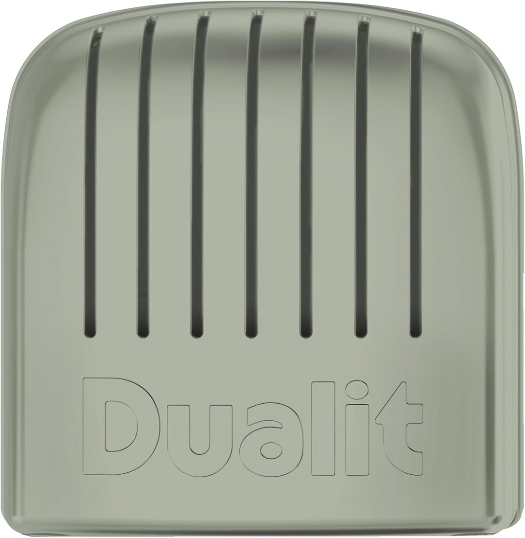 Dualit NEWGEN Toaster 2 Scheiben, ProHeat®-Heizelemente, handgefertigt UK | salbeigrünes Edelstahlge