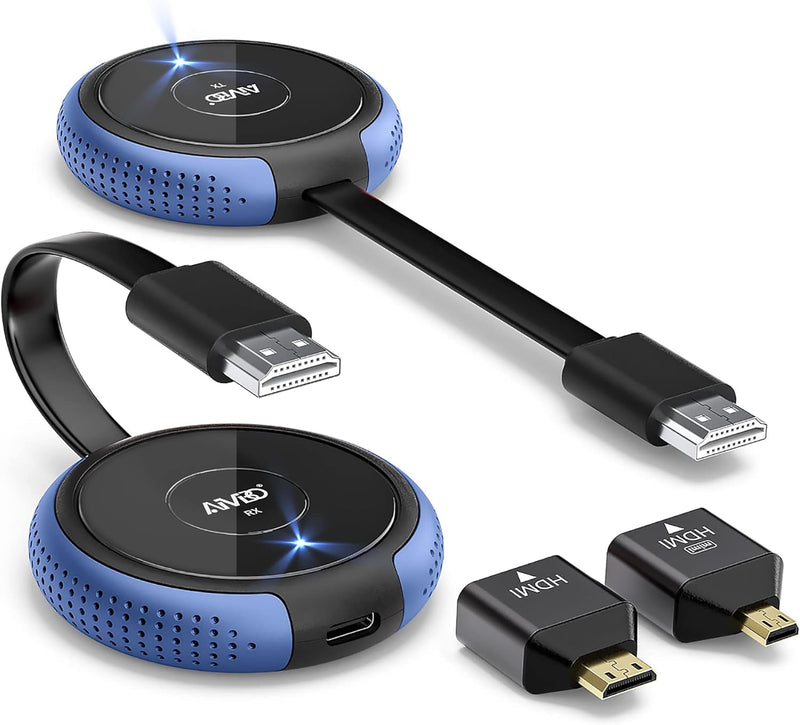 Wireless HDMI, HDMI Wireless Transmitter and Receiver 4K HDMI Funkübertragung,165FT/50M HDMI ohne Ka