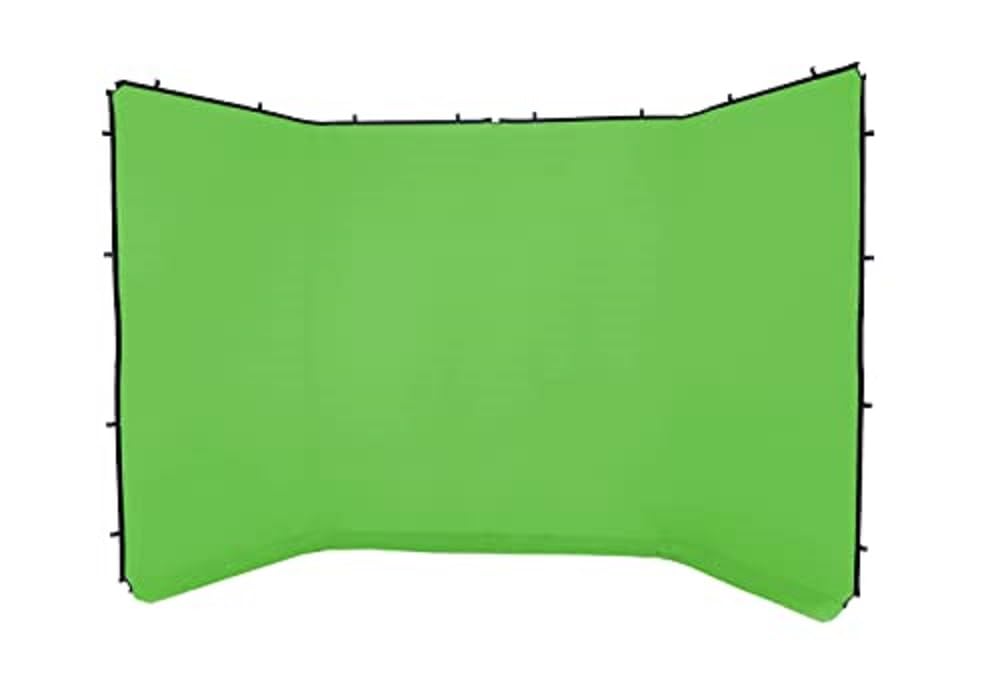 Manfrotto LL LB7625 Panorama-Hintergrund – 4 m, chromakey Grün Chromakey Green, Chromakey Green