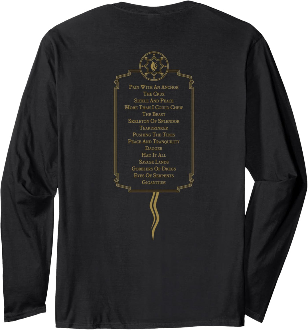Mastodon - Hushed and Grim Cover Tracklist Back Print Langarmshirt