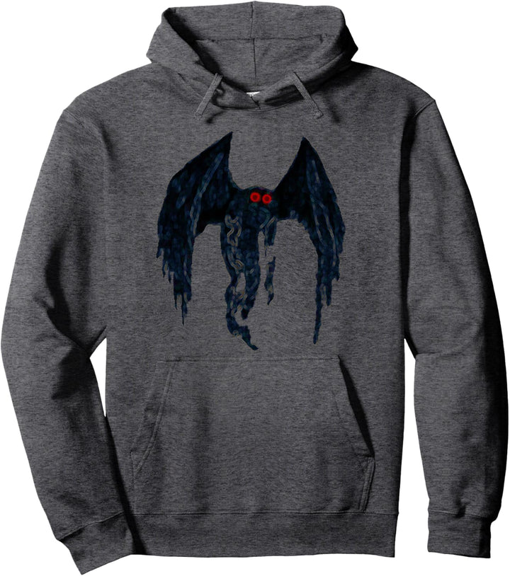 Mothman Point Pleasant Retro Cryptid Vintage Pullover Hoodie