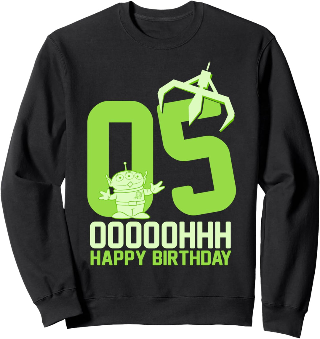 Disney Pixar Toy Story Aliens Ooh Happy 5th Birthday Sweatshirt