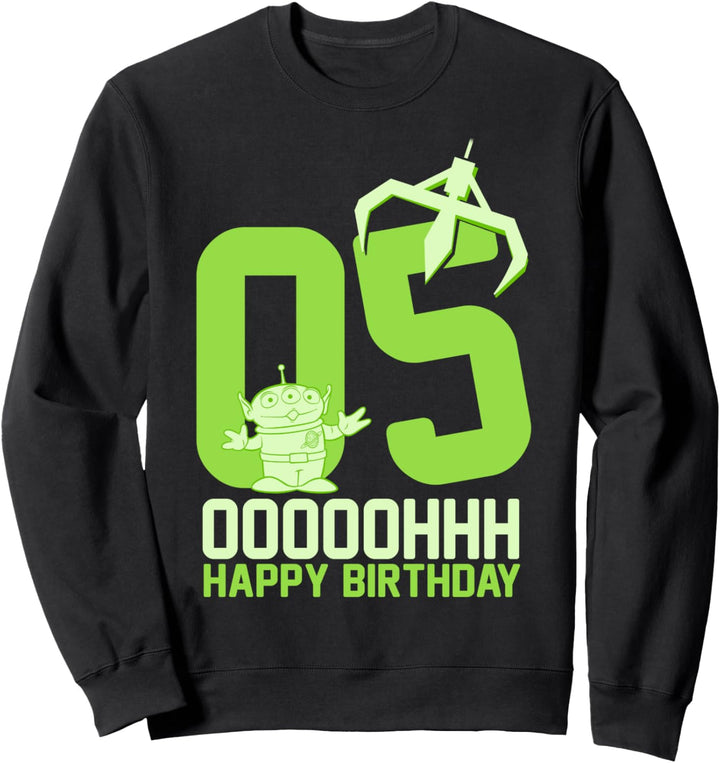 Disney Pixar Toy Story Aliens Ooh Happy 5th Birthday Sweatshirt