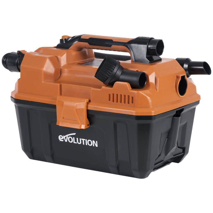 Evolution Power Tools R11VAC-Li Kabelloser Nass- und Trockensauger und Staubabsauger mit leistungsst