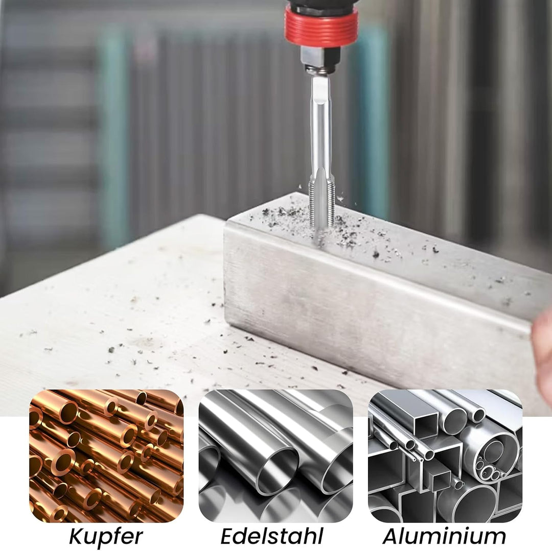 M20 x 1,5 mm Gewindebohrer und Gewindeschneidwerkzeug-Set, hochlegierter Stahl Gewindewerkzeuge, ger