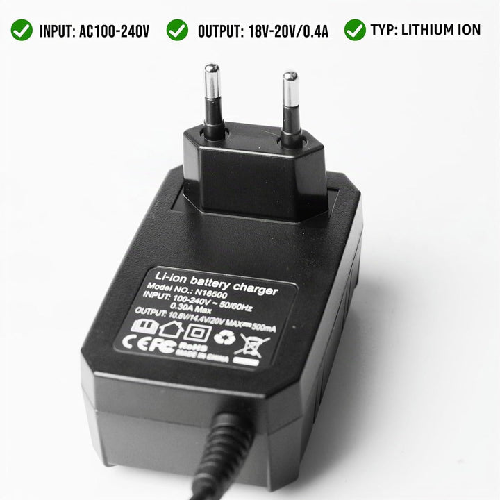 18V/20V Ladegerät Kompatibel Mit Black &amp; Decker, Ladegerät Lithium-Akku Lithium-Ionen-Ladegerät BL20