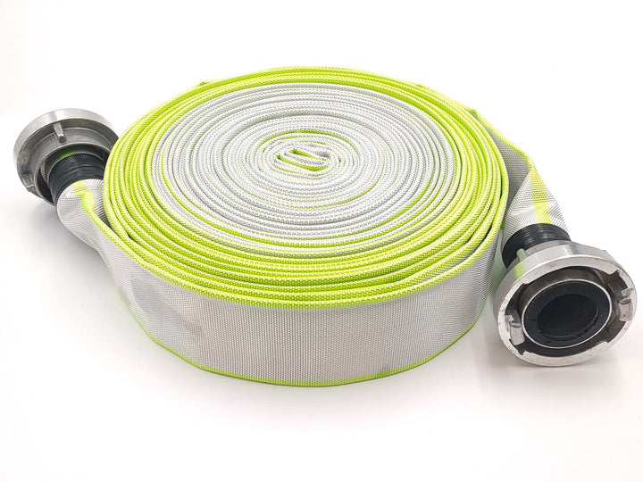 Bauschlauch Industrieschlauch Flachschlauch Wasserschlauch mit C-52 Storz Kupplungen 2" Zoll 30m C-5