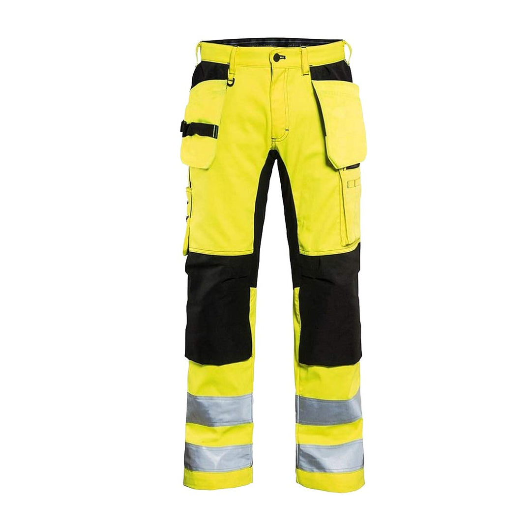 Blaklader 15521811 Hochsichtige Hose mit Stretch, gelb/ schwarz, grootte D120 D120 Yellow / Black, D