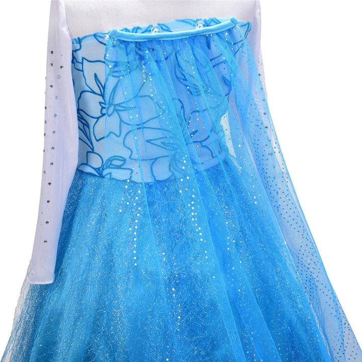 Lito Angels Prinzessin Kleid mit Schleppe und Accessoires für Kinder Mädchen, Kostüm Verkleidung Lan