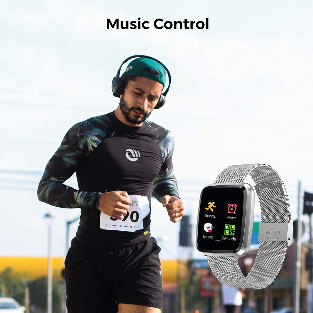 novasmart - runR III Smartwatch Fitness Tracker HD-Farbbildschirm Fitness Armband Uhr mit Pulsmesser