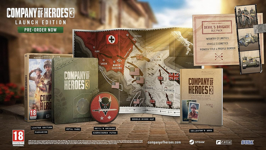 Company of Heroes 3 [Limited Launch Edition] mit Metal Case (100% UNCUT) (Deutsche Verpackung)