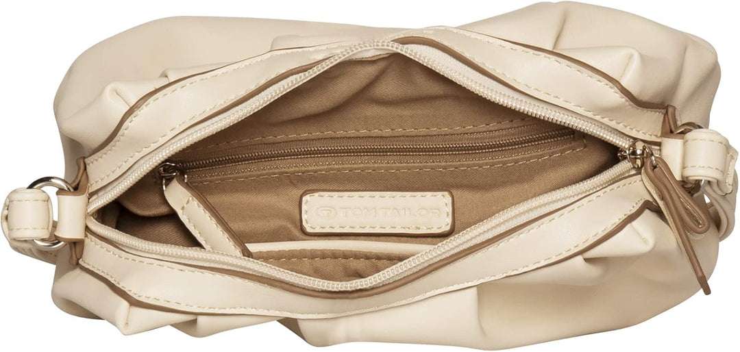TOM TAILOR Damen Ivy Umhängetasche Off White, Off White