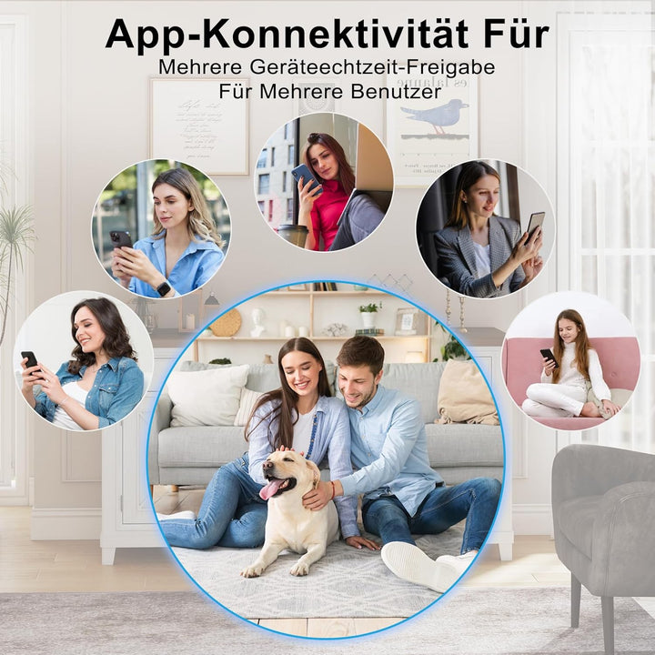 Mini Kamera, 4K HD Kleine Kamera, WiFi Überwachungskamera Innen, Überwachungskamera kamera Mit Handy