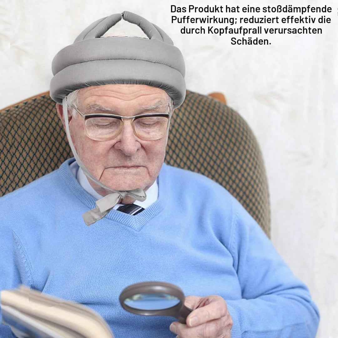 Anti-Fall-Kopfschutzhelm, Schutzhut Elder Head Cap Schutzhelm Old Man Anti-Kollisions-Absturzsicheru