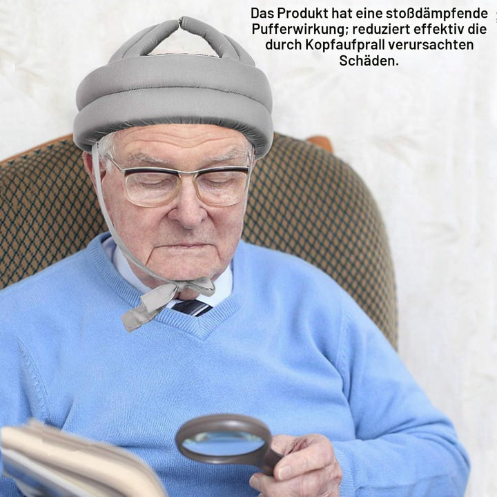 Anti-Fall-Kopfschutzhelm, Schutzhut Elder Head Cap Schutzhelm Old Man Anti-Kollisions-Absturzsicheru