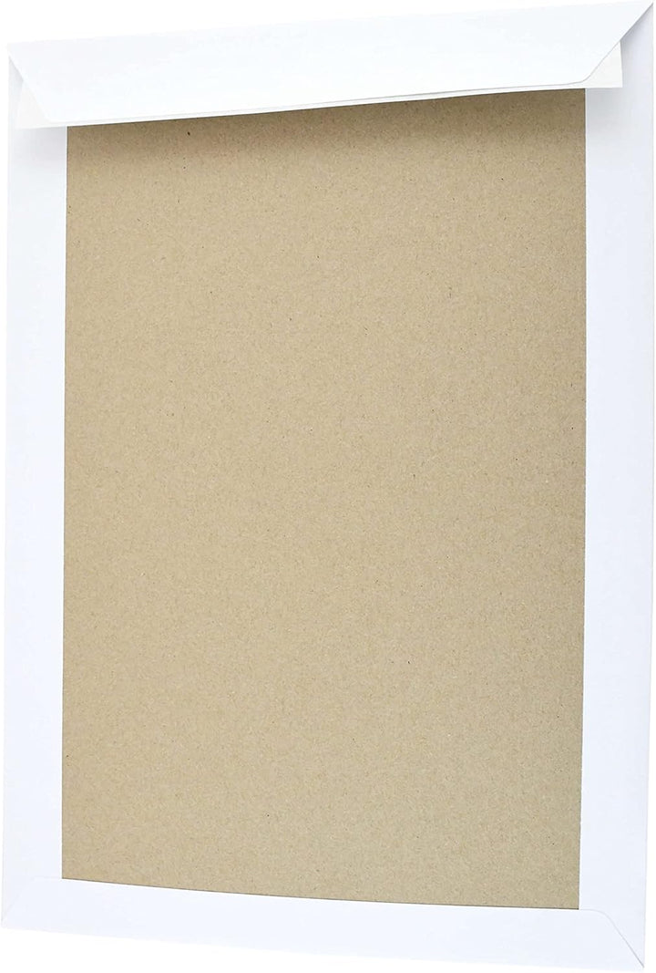Papprückwandtaschen Versandtaschen B4 250x353mm weiss 125 Stück - Div. Formate weiss braun mit oder