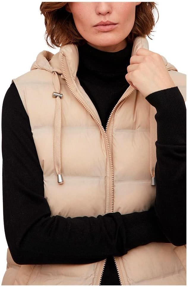 Vila Damen VITRISH New Padded S/L Vest - NOOS 14085934, Cement