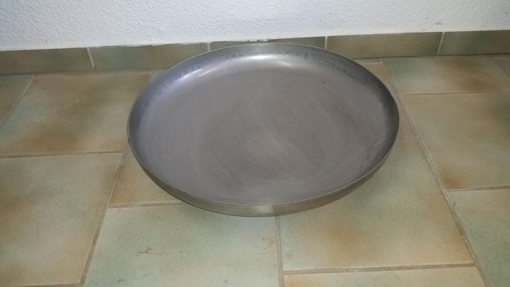 Czaja Edelstahl Klöpperboden Ø 55 cm aus rostfreiem Edelstahl, Feuerstelle, Feuerschale, Grill für G