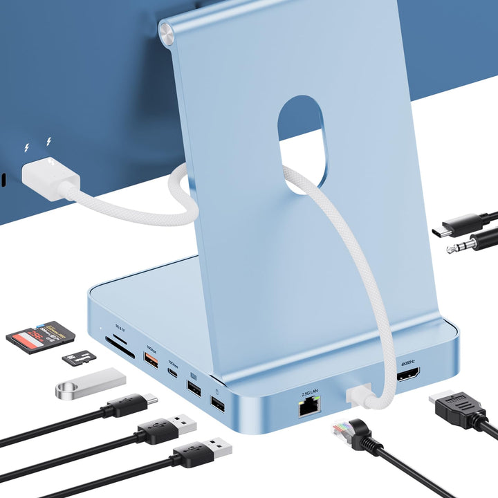 Upgraded iMac Hub für M1/M3/M4, iMac Zubehör M4 unterstützt 4TB SSD-Gehäuse (SSD Nicht enthalten), U