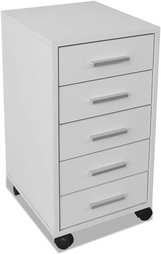 Makastle FMD Furniture Beistellcontainer in Ausführung Eiche Nachbildung, Container Schubladenschran