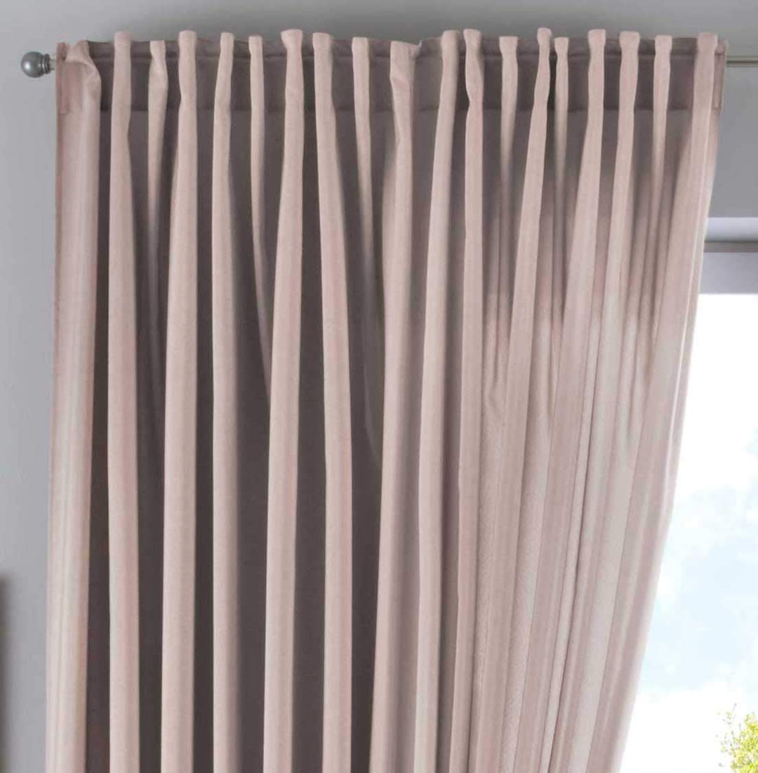 Vorhang Verdeckte Schlaufen Cationic »JENA« HxB 250x300 cm Taupe Blickdicht Leinen Optik Gardine Mel